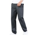 thumbnail image 1 of EGNMCR Pantalon Léger pour Homme, Pantalon Cargo Homme, Pantalon en Lin Homme Homme Multi-Poches avec Cordon de Serrage Intégré Taille Ajustée Pantalon Grande Taille Pantalon Cargo Pantalon Homme Pantalon en Polyester, 1 of 4