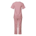 thumbnail image 4 of DPTALR Ensemble d'Infirmière pour Femmes à Manches Courtes, Couleur Unie, avec Poche, Col en V, 4 of 6