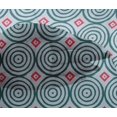 thumbnail image 4 of oneOone Viscose Chiffon Fabric Diamond & Circle Block Printed Craft Fabric BTY 42 Inch Wide, 4 of 4