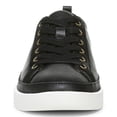 thumbnail image 4 of Vionic Women's Essence Winny Lace Up Sneakers- Supportive Ladies Casual Shoes That Include Three-Zone Comfort with Orthotic Insole Arch Support, Medium Fit Sizes 5-11Black Lea Nubuck 6.5 Medium, 4 of 7