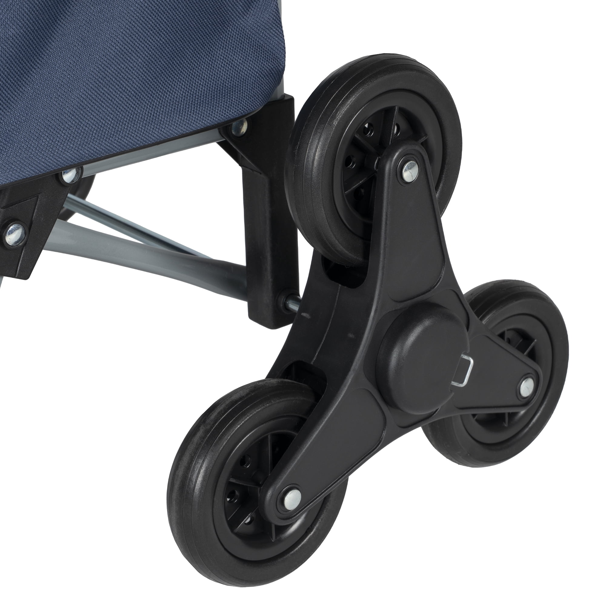 Mainstays Chariot à provisions franchisseur d'escalier avec poche avant, Polyester