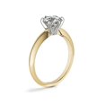 thumbnail image 4 of 1.00 Carat Excellent Round Cut Real Diamond Beautiful Engagement Ring for Ladies Solid 14K Yellow Gold Size 11, 4 of 8