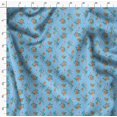 thumbnail image 4 of Soimoi Poly Georgette Fabric Leaves & Floral Printed Fabric 1 Yard 52 Inch Wide, 4 of 5