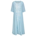 thumbnail image 3 of Gamivast Robe en Mousseline Petite 2 Pcs pour Femmes Invitée de Mariage Chic Décontractée Robe de Mère de la Mariée Maxi Robes d'Été, 3 of 5