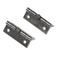 thumbnail image 3 of MYG for Stainless Steel Self-Closing Spring Door Hinges 2-Pack, Heavy Duty Hardware for Cabinets Boxes Instrument Cases, 2 Inch Options, Silver Brushed Finish, 3 of 10