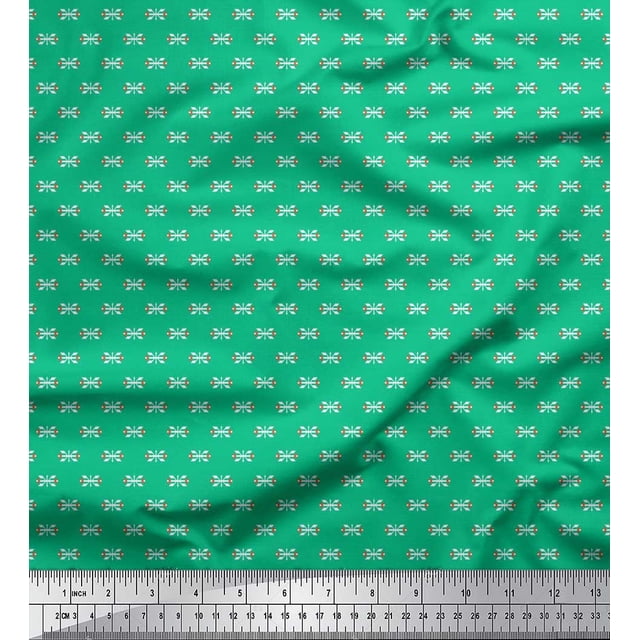 Soimoi Toile de Soie Flèche Petit Tissu Imprimé 1 Yard 42 Inch Wide
