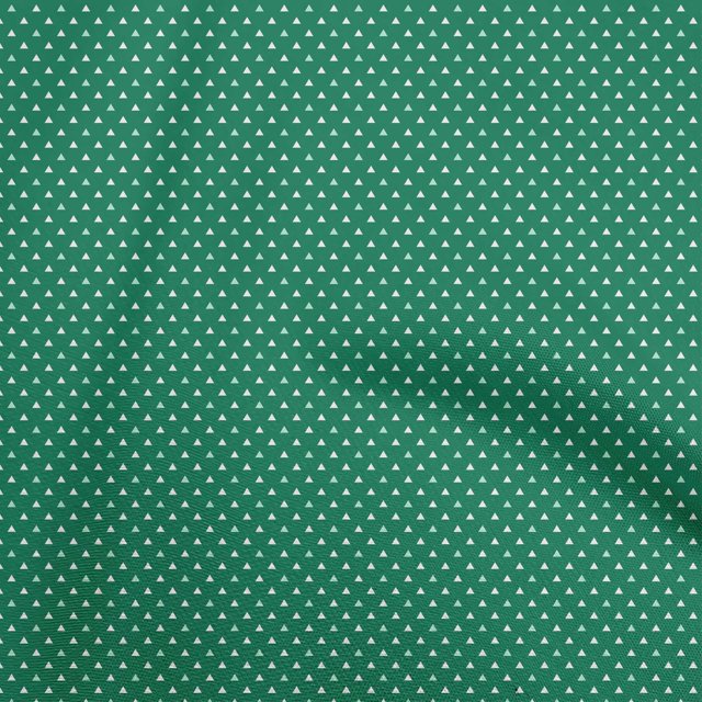 oneOone Georgette Viscose Green Fabric Geometric Sewing Craft Projects Fabric Prints By Yard 42 Inch Wide