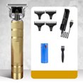 thumbnail image 4 of Professional Salon-Grade T-9 Metal Electric Hair Trimmer with Stainless Steel Blade - Lightweight, Compact Design for Precision Fading, Edging & Bald Head Shaving - Includes 3V 1200mAh Lithium, 4 of 6