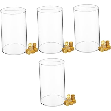 EcoNesxp Boys piggy bank transparent acrylic piggy bank 4 pieces acrylic piggy bank acrylic piggy bank piggy bank