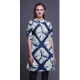 thumbnail image 3 of Bimba Kurtis Courtes pour Femmes Imprimées à Col Mandarin Robe à Manches Retroussables, 3 of 6
