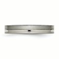 thumbnail image 3 of Titanium 4mm Brushed & Polished Band Ring 7 Size, 3 of 6