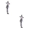 thumbnail image 1 of Redempat 1/2/3/5 Exquisite Porcelain Clown Doll Halloween Christmas Decoration Collectible Souvenir Type 2 2PCS, 1 of 6