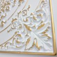 thumbnail image 3 of Drop-In, Glue-Up 2'x2' Faux Tin PVC Ceiling Tile , Arctic Sun, Pack of 25, 3 of 5
