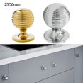 thumbnail image 3 of Suyin Queen Anne Reeded Door Knob Beehive Cabinet Knobs Solid Brass Material, 3 of 7