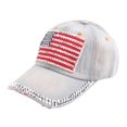 thumbnail image 2 of Women‘s Independence Day Baseball Cap Size Adjustable For Four Seasons Running Workouts And Outdoor Activities, 2 of 3