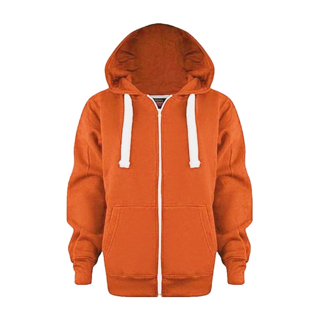 PMVFHDE Chandail à Manches Longues pour Filles, Col Rond Décontracté, Côtelé, Coupe Ample, Orange, 6-7 Ans