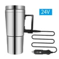 thumbnail image 3 of Stainless Steel Car Electric Kettle Heating Cup 300ml Silver Car Heating 24V, 3 of 9
