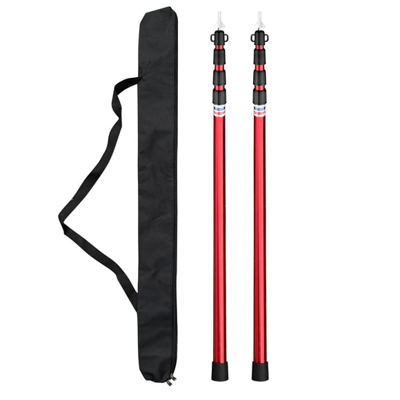 Abody Telescoping Tarp Poles Adjustable Camping Tent Poles Portable Lightweight Aluminum Tent Poles Replacement for Awnings Canopy Rain Fly Shelter