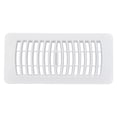 thumbnail image 4 of Imperial 4" x 10" White Louvered Polystyrene Floor Register, 1-pk, 4 of 6