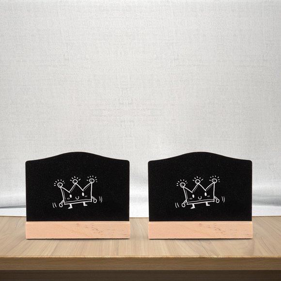 BESTYASH 2Pcs Small Chalkboard For Birthday Party 10.0X8.5X2.5In