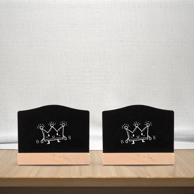 BESTYASH 2Pcs Small Chalkboard For Birthday Party 10.0X8.5X2.5In