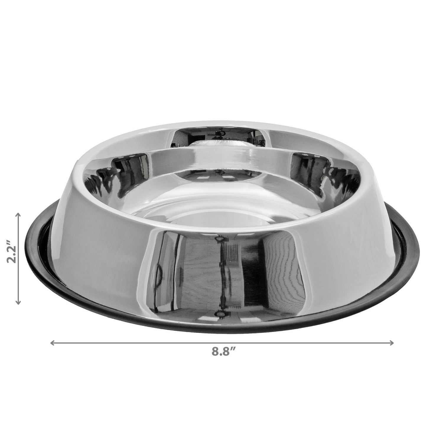 IH Casa Decor Bowl En Acier Inoxydable Avec Base D'Anneau Antidérapante