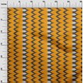 thumbnail image 2 of oneOone Tissu en Coton et Soie Imprimé Chevron Ikat BTY 42 Pouces de Large, 2 of 4