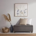thumbnail image 3 of Bouclair Banc de Rangement en Similicuir Gris, 3 of 10