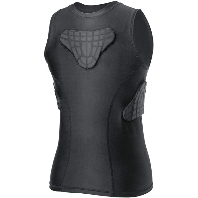 Gilet de Compression Rembourré pour Jeunes, Protecteur de Côtes pour Rugby, Baseball, Football, Basketball, Lacrosse