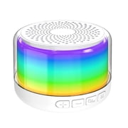Rvkxad Bluetooth Speaker with Colorful Lights, Wireless Portable Mini Sound System, IPX6 Waterproof Outdoor Speaker, Party Audio with Light Show