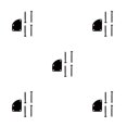 thumbnail image 3 of ZLight 4 Holes Electric Guitar Neck Plate Mounting with Screws Replacement Metal Instrument Repair Board for Professional Black 5Set, 3 of 6