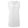 thumbnail image 3 of Women's Tank Tops V Neck Sleeveless Fitted Basic Tank Tops Womens Spring Cute Womens Tops, 3 of 4