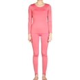 thumbnail image 1 of LAVRA Womens Microfiber Long Johns Thermal Sous-Vêtements Deux Pièces Ensemble -XL-Raspberry, 1 of 2