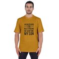 thumbnail image 1 of Inkmeso T-shirt à Col Rond pour Homme, Graphique Imprimé « J'ai Demandé à Dieu Mon Meilleur Ami, Il m'A Envoyé Mon Fils », Tee pour Père Fils Amour, 1 of 7