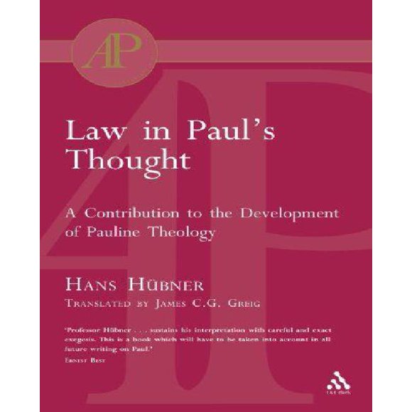 La Loi dans la Pensée de Paul