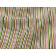 thumbnail image 3 of oneOone Tissu Jersey Viscose Multicolore Rayé Imprimé au Mètre 60 Pouces de Large, 3 of 4