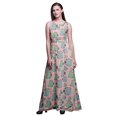 thumbnail image 1 of Bimba Ocean Ladies Printed Long Tank MaxiDressResort Wear Evening Gown-X-Small, 1 of 5