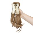 thumbnail image 2 of 12” Adjustable Messy Style Ponytail Hair Extension With Jaw Claw Synthetic Hairpiece, 2 of 6