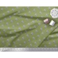 thumbnail image 3 of Soimoi Rayon Fabric Floral Block Printed Craft Fabric by The Yard 56 Inch Wide, 3 of 3
