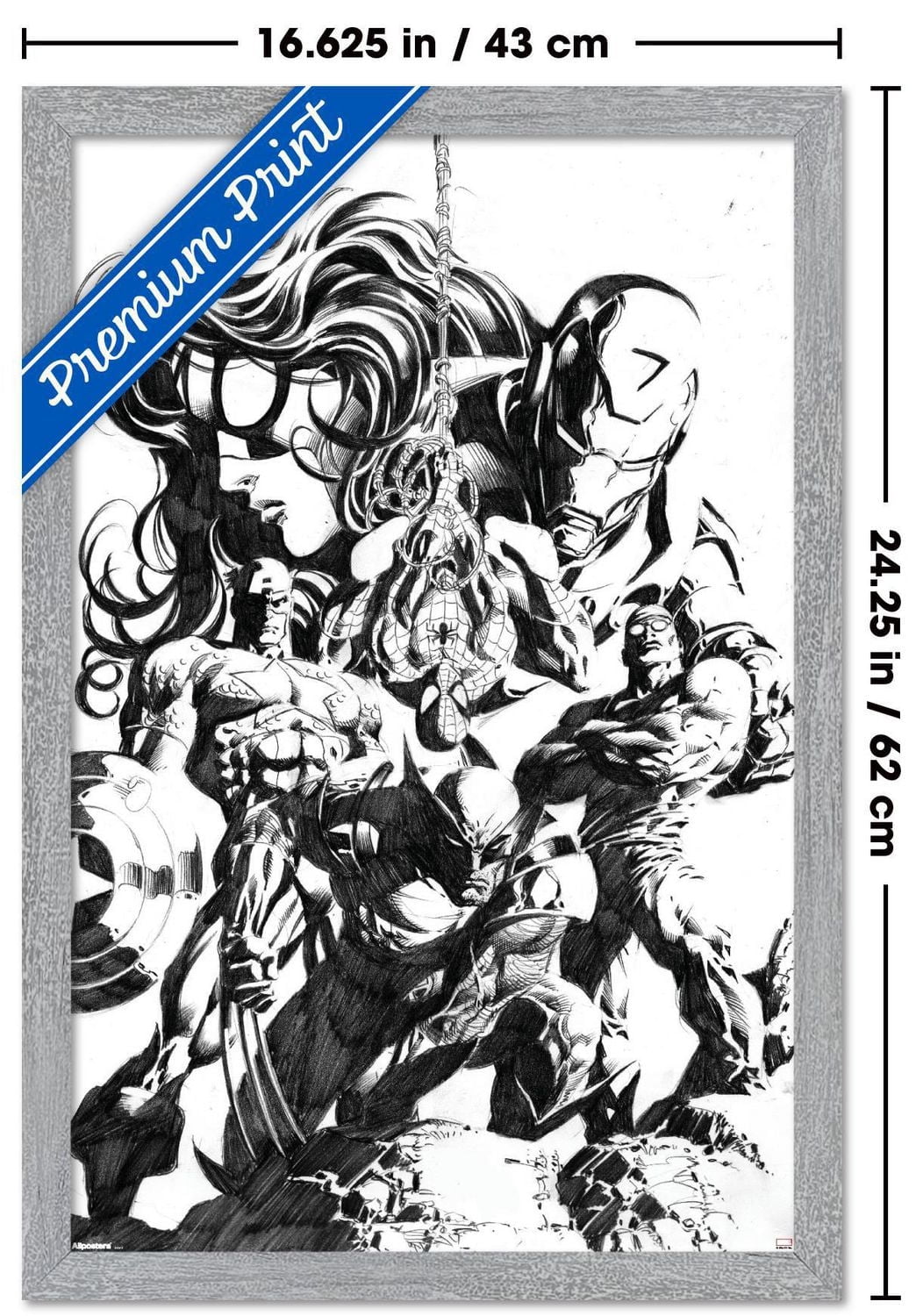 Croquis Marvel - Groupe