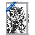 thumbnail image 2 of Marvel Sketch - Group Wall Poster, 14.725" x 22.375" Framed, 2 of 4