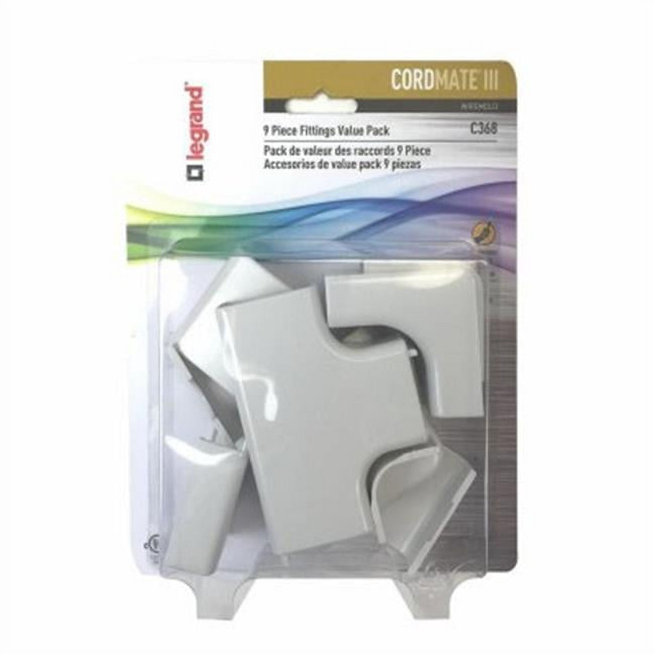 Plastic Fitting Pack, White - C368