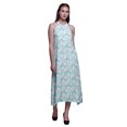 thumbnail image 1 of Bimba Robe Teinture sur Nœuds Décontractée Longue Dos Nu à Col Licou pour Femme, Robe de Plage Imprimée - Très Petit, 1 of 6