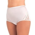 thumbnail image 2 of Vanity Fair Womens Perfectly Yours Lace Nouveau Brief, 5, STAR WHITE, 2 of 4