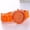 Orange-OR, variant on TIMIFIS Watches for Women Fashion Silicone Three Eyes Candy Color Ladies Round Watch ummer