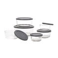 thumbnail image 2 of MAINSTAYS Round glass food storage set with PE Lid, 2 of 5
