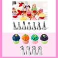 thumbnail image 4 of Yeacher 146 PCS Cake Decorating Supplies Kit Cupcake Decorating Kit Numbered Icing Tips Russian Korean, 4 of 8