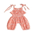 thumbnail image 1 of Barboteuse Imprimé Marguerite pour Bébés Filles Mode Barboteuse Combinaison, 1 of 8