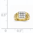 thumbnail image 2 of 10K Yellow Gold CZ Cubic Zirconia Child'S Ring, 2 of 2