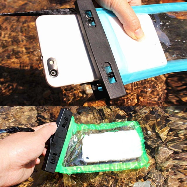 Waterproof Clear Sensitive PVC Touch Bag Waterproof Screen Phone Case for Smartphones up to 5.8 inch